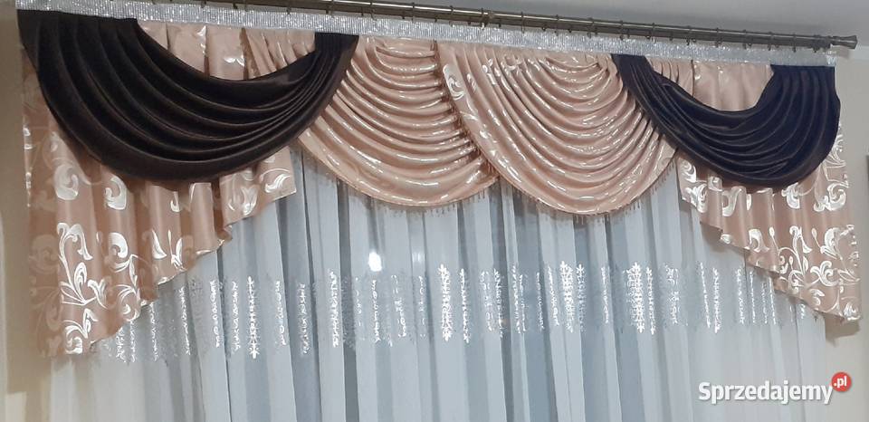 Lambrekin z koralami Zasłony Mława