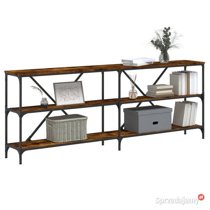 Stolik konsolowy przydymiony dąb 200x30x75 Stoły Warszawa