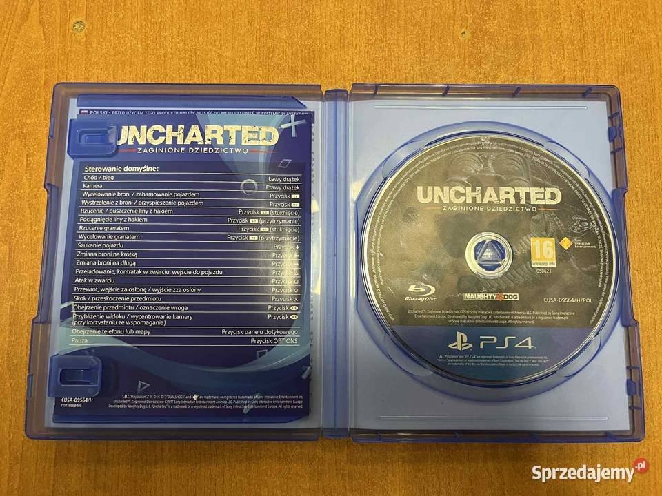 Uncharted Zaginione Dziedzictwo Hits Sony przygodowe Elbląg sprzedam