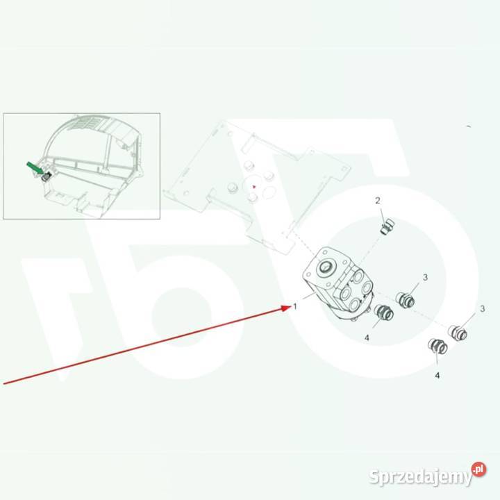 Orbitrol Sauer Danfoss OSPC200LS 1503134 Manitou Pozostałe Wilkowo