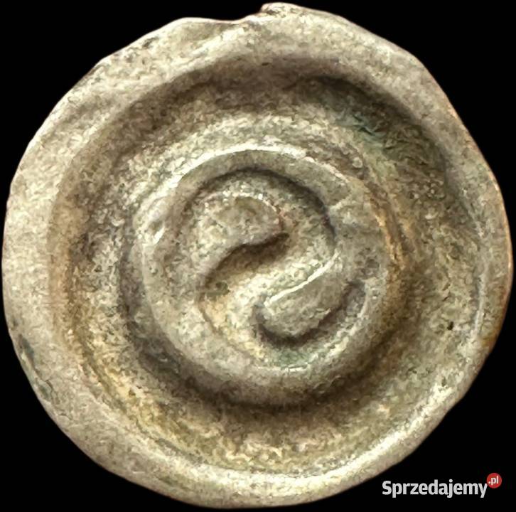 Brakteat Siemowit III S 13201381 Kujawy litera S Numizmatyka podkarpackie Nisko