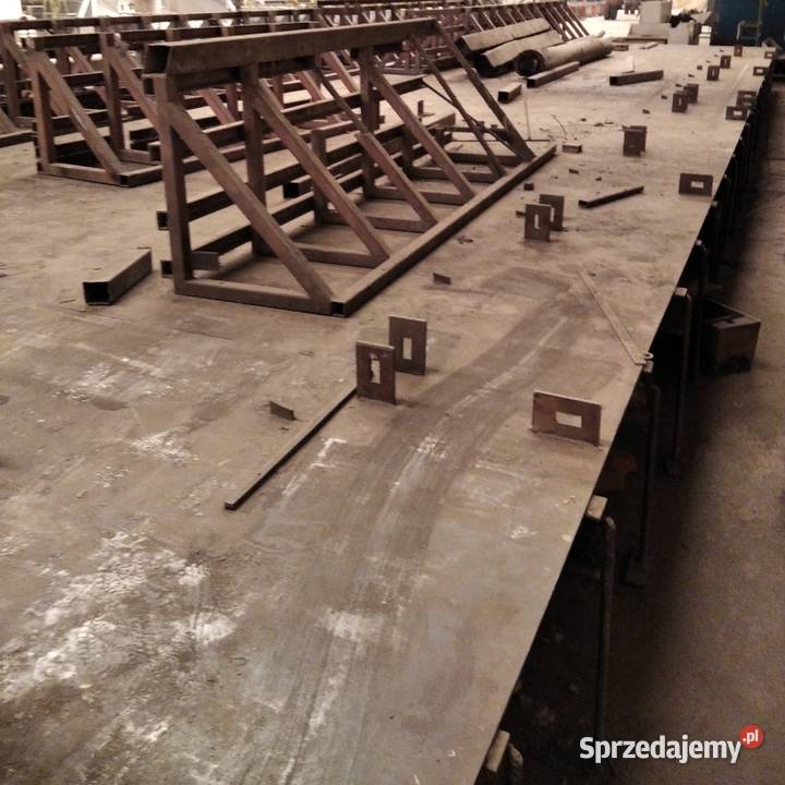 Stół stalowy do produkcji prefabrykatów 153x56m Radomsko