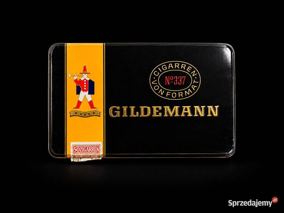 Vintage Puszka Na Cygara Gildemann łódzkie Poddębice sprzedam