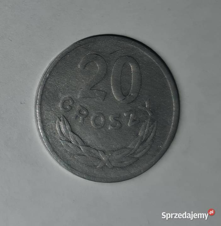 Moneta 20 groszy polskich z PRL-u Polska