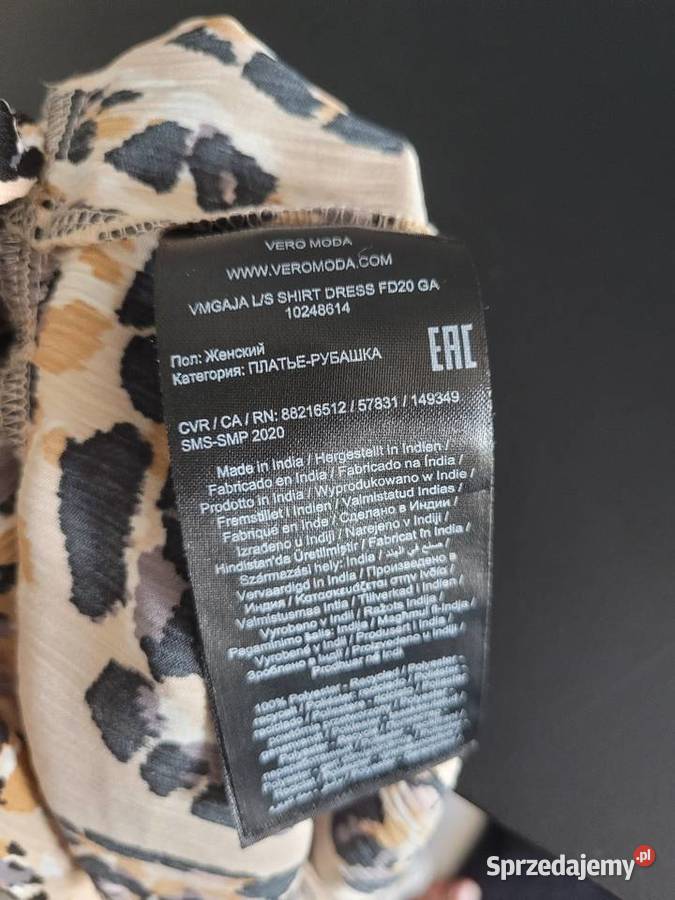 Sukienka koszulowa Vero Moda Rozmiar 36(S) sprzedam