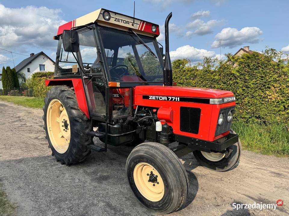 Zetor 7711 sprowadzony stan Konarzyny