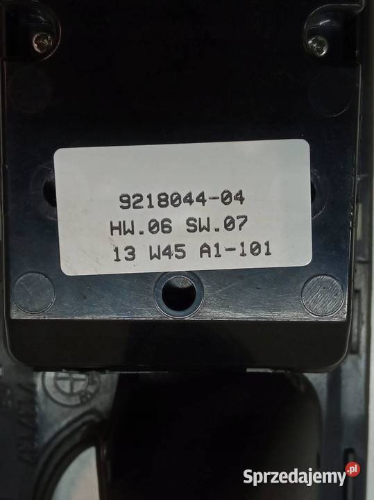 PRZEŁĄCZNIK SZYB LEWY PRZÓD EU 9218044 Bmw X6 I