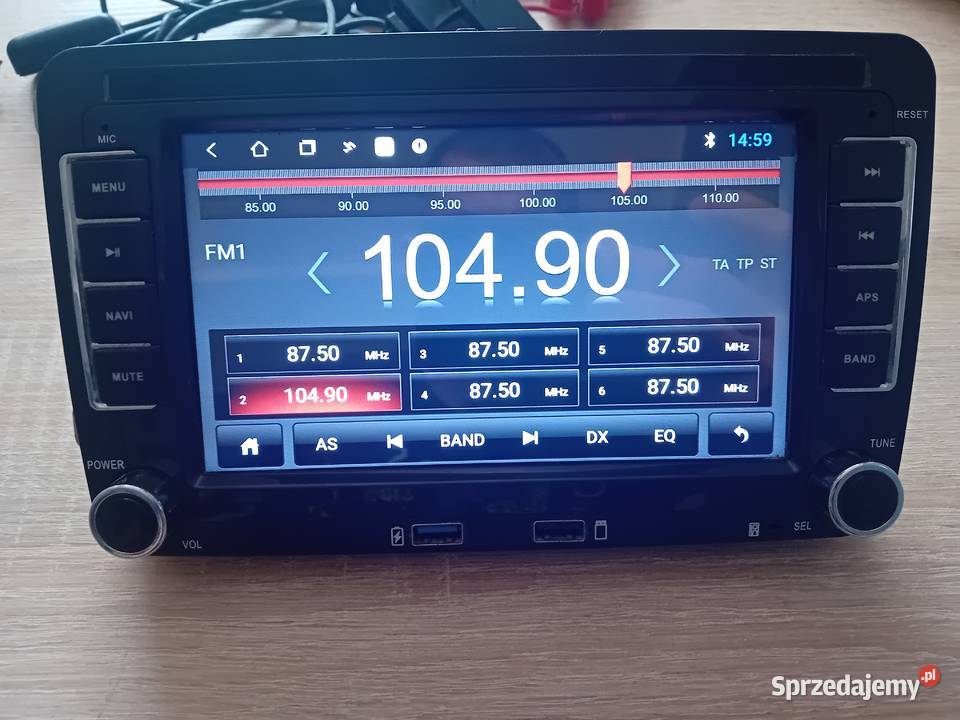Radio samochodowe dotykowe Android USB GPS VW Nysa
