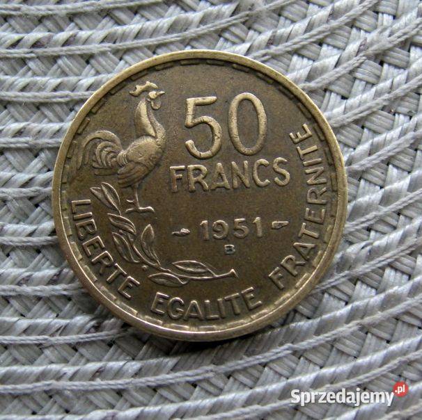 Francja 50 Frank 1951r B