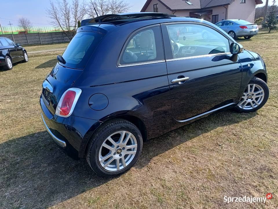 Fiat 500 turbo 900cc SZYBER DACH Rok produkcji 2011 Podkonice Miejskie