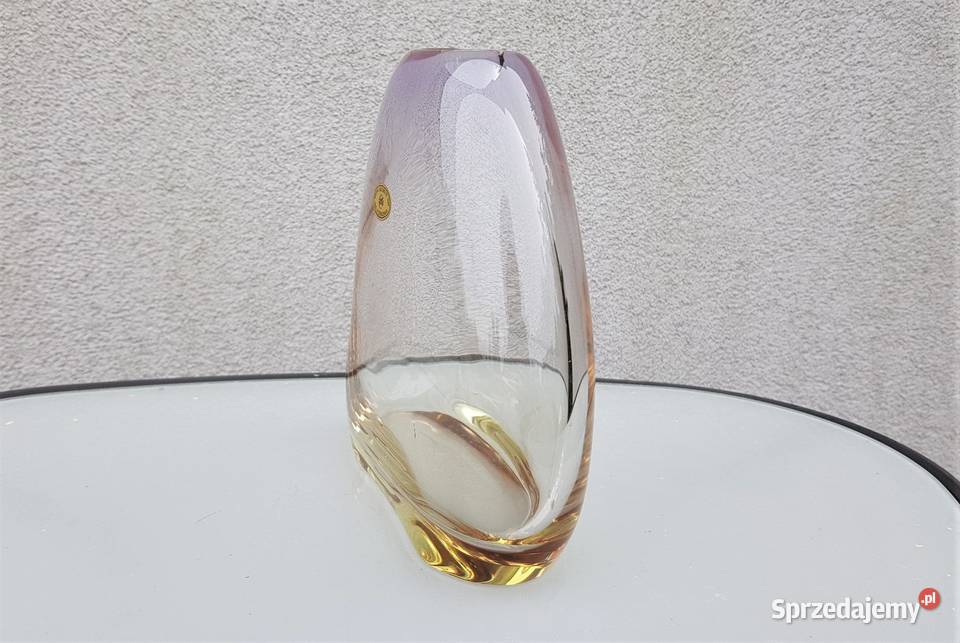 Bohemia wazon szklany