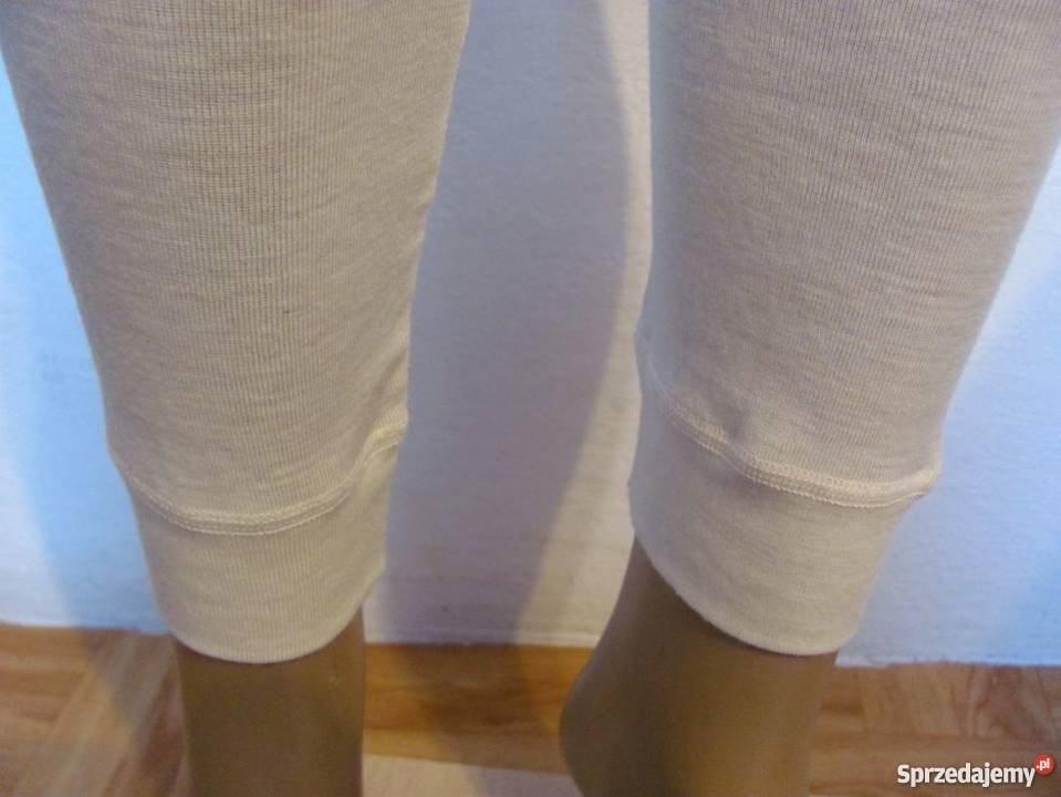 legginsy ocieplane kremowe EWA r36 lubelskie Zamość