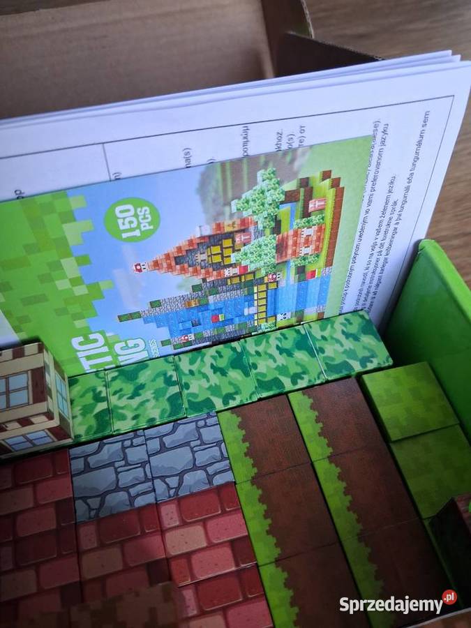 Klocki magnetyczne 150 Minecraft Nowe 3 lata+
