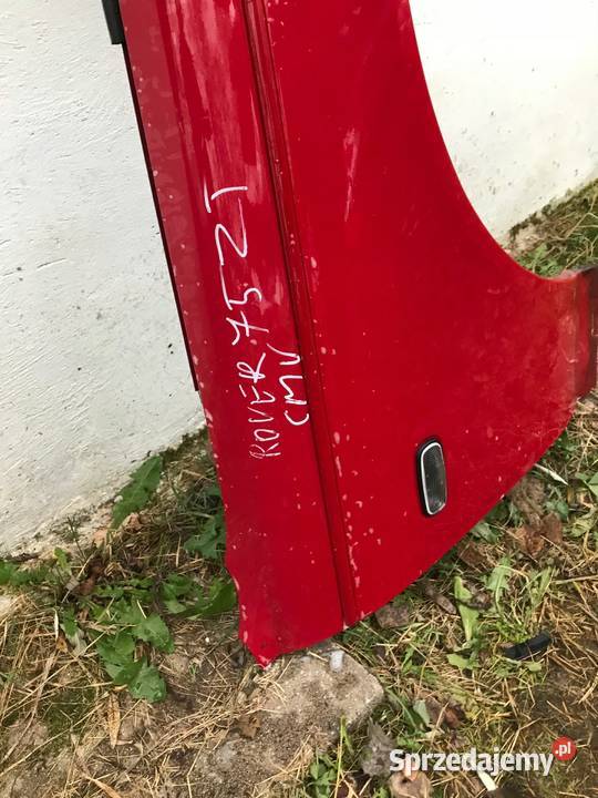 ROVER 75 BŁOTNIK PRZÓD PRAWY CMU CZERWONY Zbierkowo