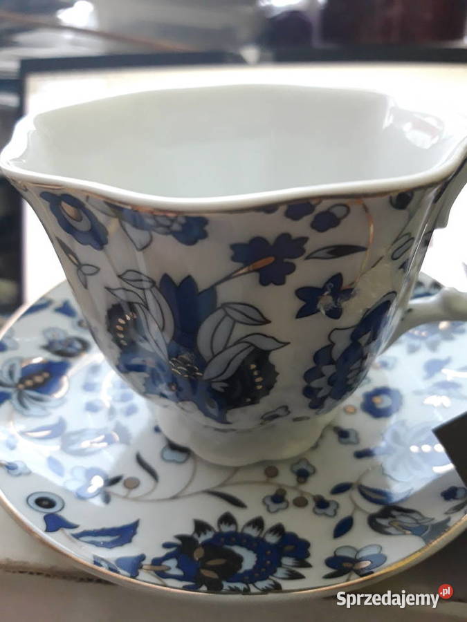 komplet 2 filiżanek kawa/herbata, Queen Isabel, Anglia