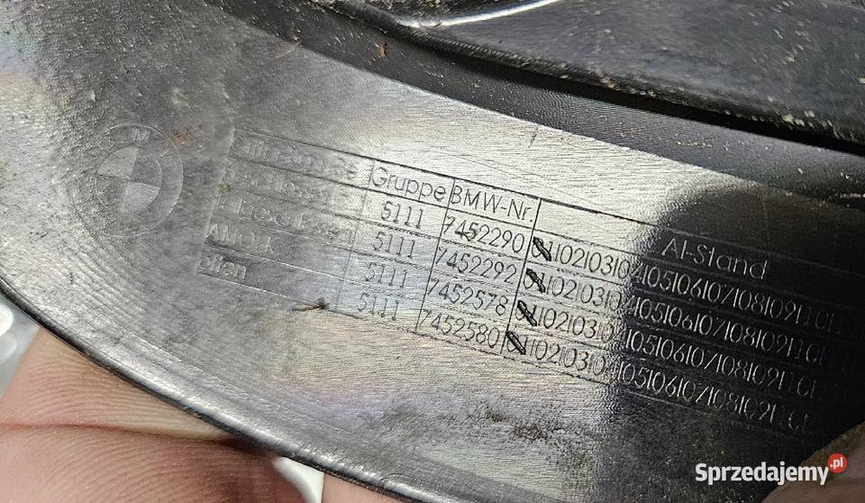 BMW 2 F22 LIFT LCI KRATKA PRAWA ZDERZAKA PRZÓD Międzychód sprzedam