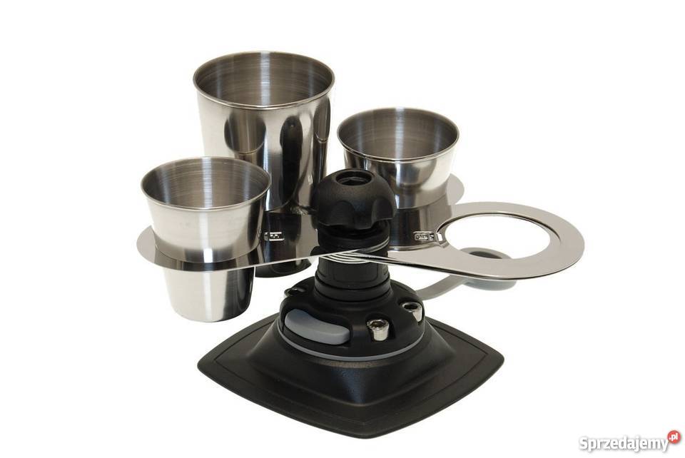 Składany uchwyt na kubki stal nierdzewna h221 Wędkarstwo Rzeszów sprzedam