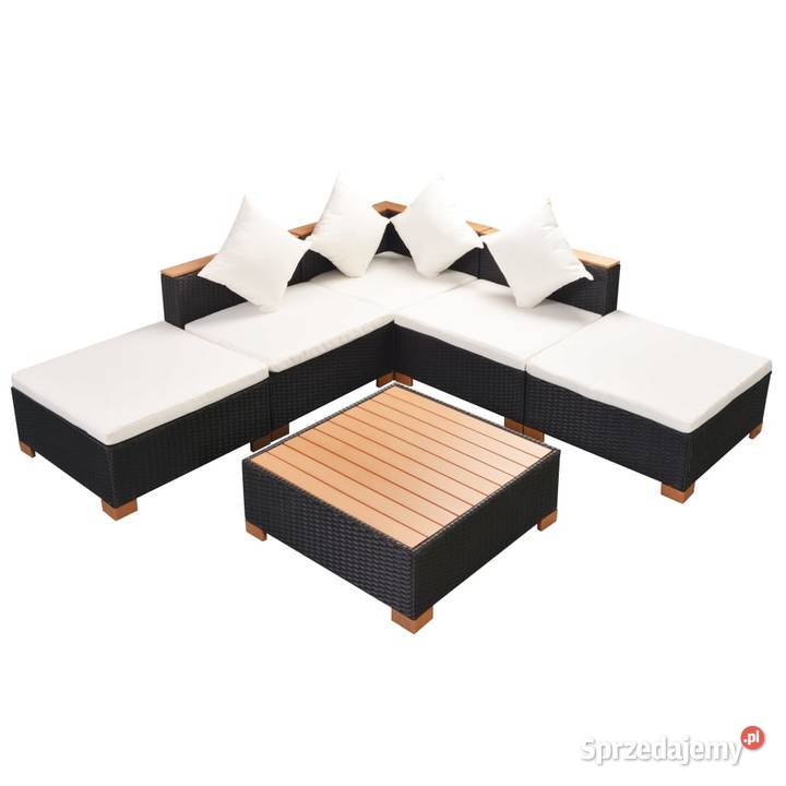 vidaXL 6cz zestaw wypoczynkowy do ogrodu Warszawa