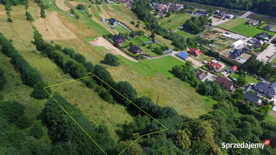 Działka w Tylmanowej o powierzchni 3200 m2 polna małopolskie Tylmanowa