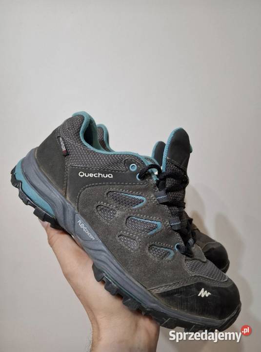 Decathlon 37 Quechua buty skórzane trekkingi
