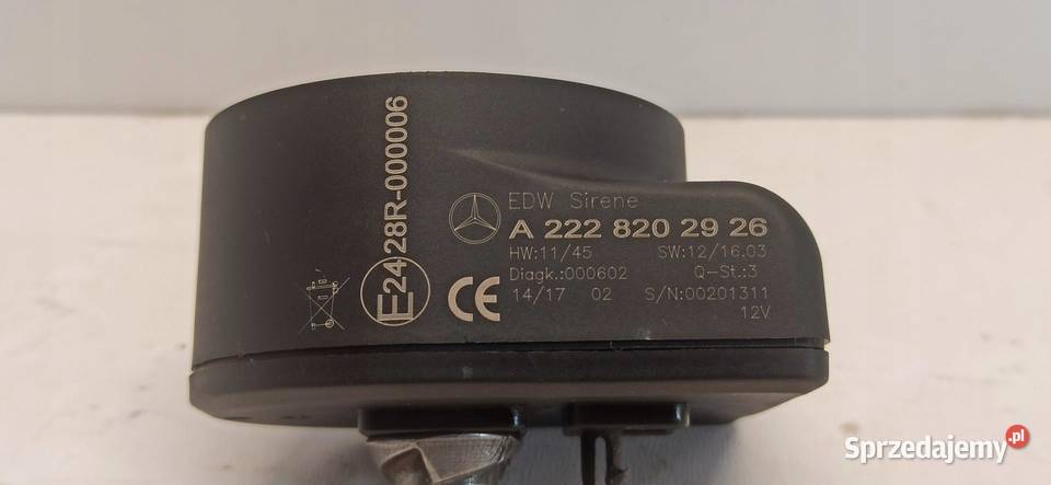 MERCEDES W212 SYRENA ALARMU A2228202926