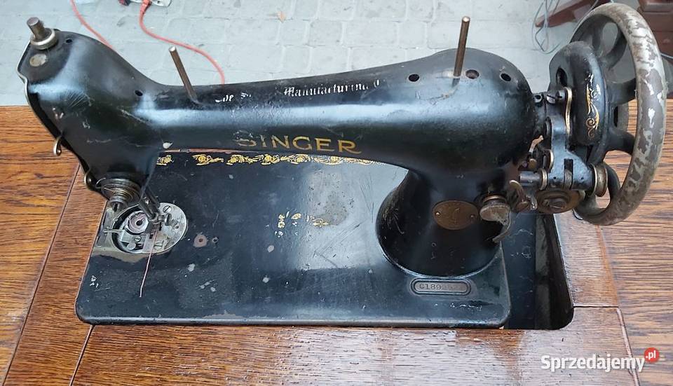 ZABYTKOWA MASZYNA DO SZYCIA SINGER ANTYK STOLIK Poznań