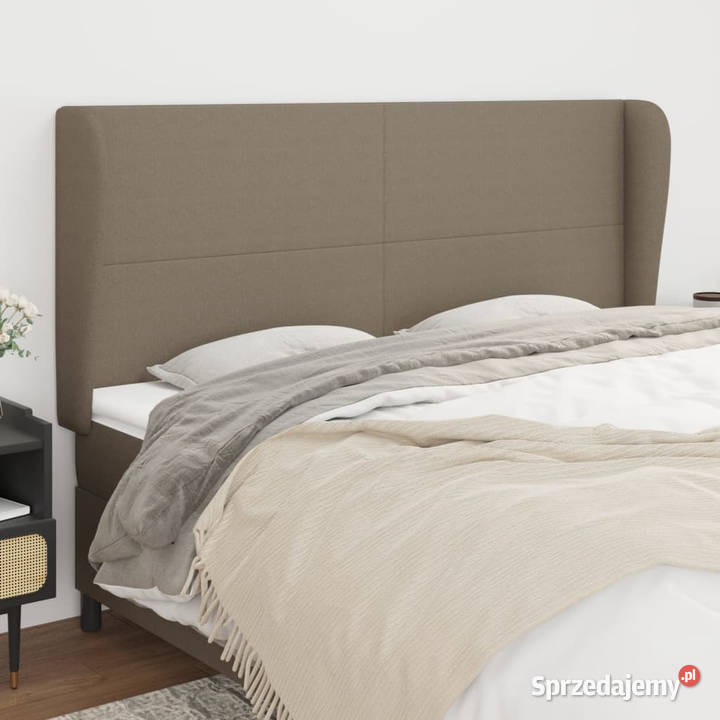 Zagłówek uszak taupe 203x23x118128 tkanina Warszawa