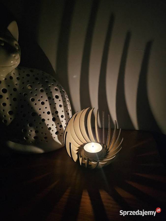 DIY mały świecznik kula Stara Dąbrowa sprzedam