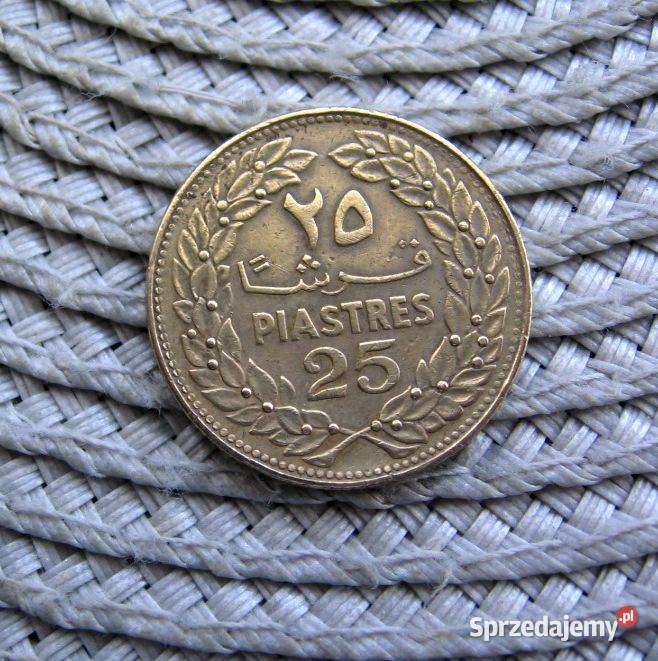 Liban 25 Piastrów 1972r Numizmatyka Kalisz