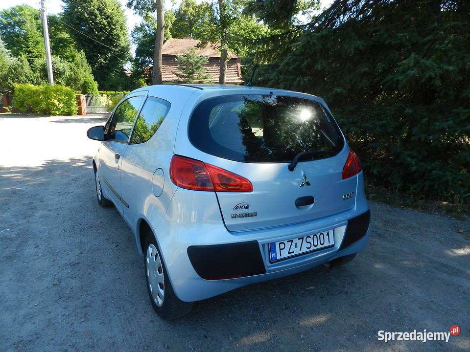Mitsubishi Colt śliczny mały tani serwisowany 75KM wielkopolskie Puszczykowo