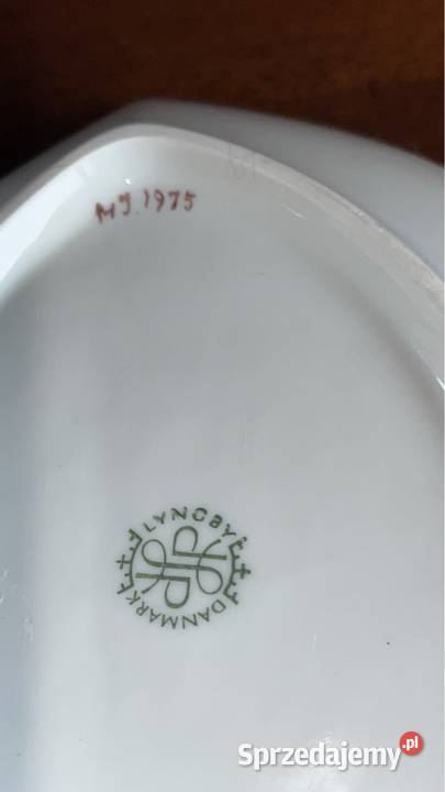 Patera listek Lyngby Dannmark Ręcznie malowana Gdańsk sprzedam