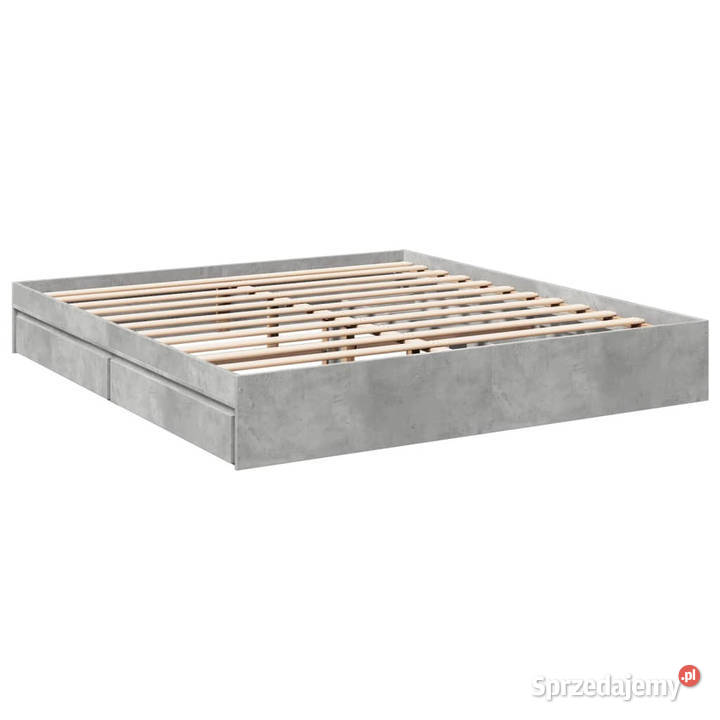 Rama łóżka z szufladami szarość betonu 180x200 Warszawa sprzedam
