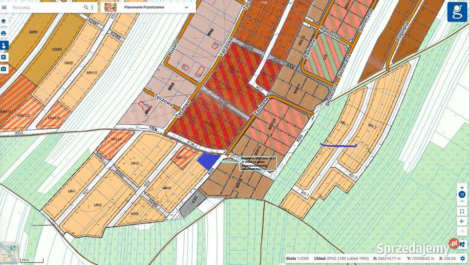 Działka budowlana w Sokołowie Małopolskim Sokołów Małopolski