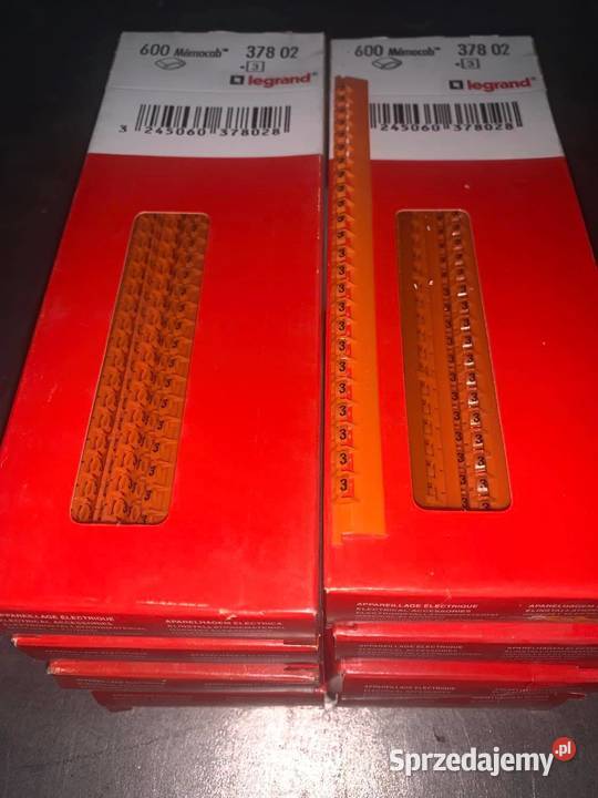 Legrand OZNACZNIK MEMOCAB POMARAŃCZOWY CYFRY 3 Pozostałe Warszawa