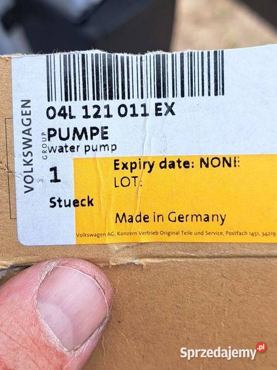 Pompa wody VW SHARAN II 16 20 TDI 04L121011EX