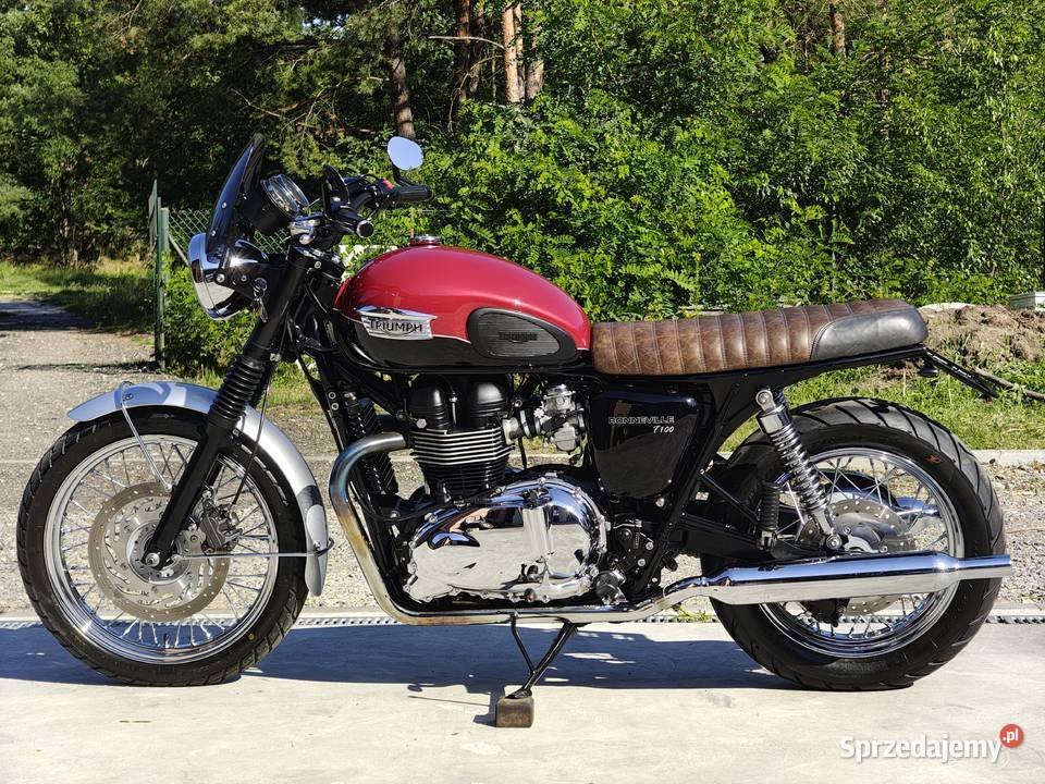 Triumph T100 Bonneville piękny scrambler chopper podkarpackie Rudnik nad Sanem