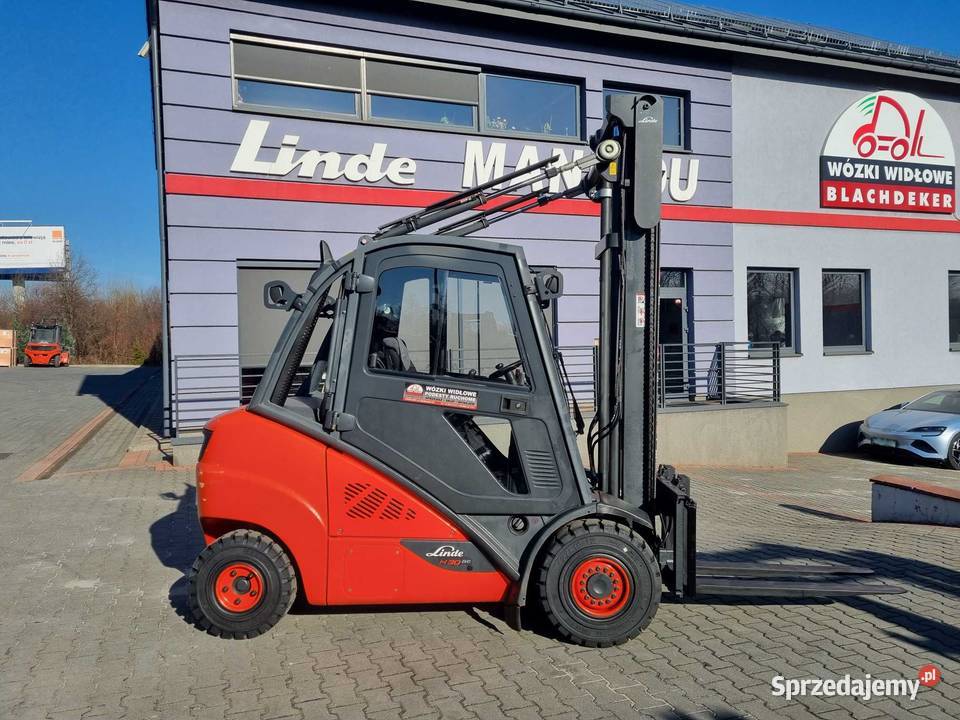 Wózek widłowy Linde H30D02 Przesuw boczny BD2328 diesel Mogilany sprzedam
