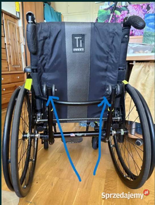 Ultralekki wózek inwalidzki Tilite z tytanu Warszawa sprzedam