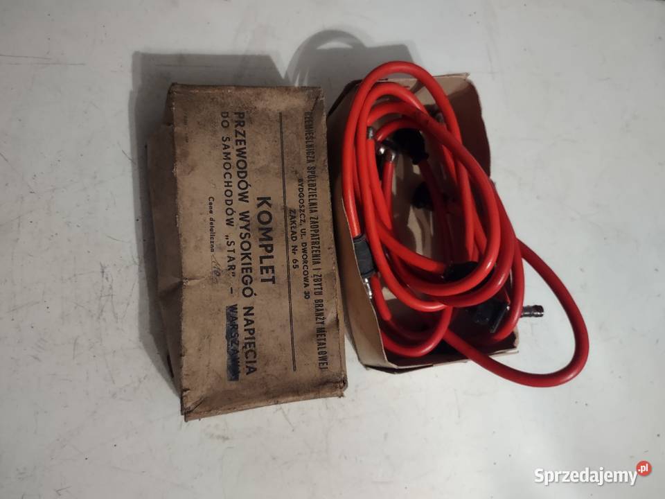 STAR PRZEWODY ZAPŁONOWE FABRYKA PRL ciężarowe