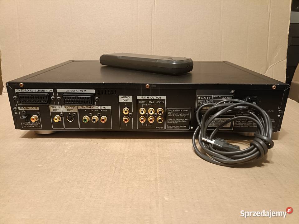 Odtwarzacz SONY DVPS725D z pilotem Poznań