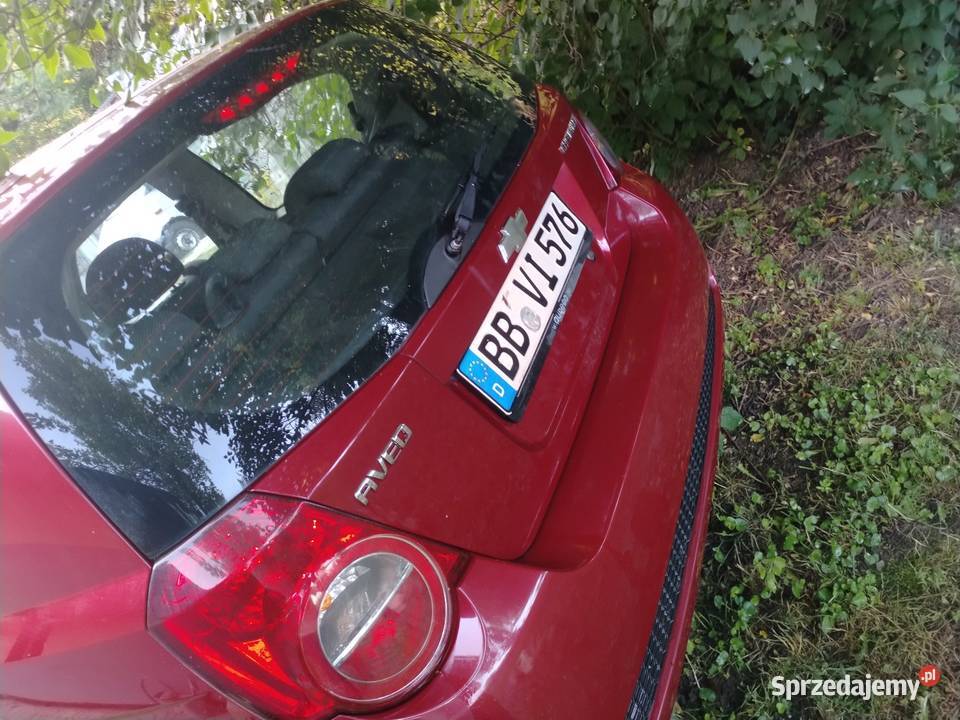 Chevrolet Aveo drzwi klapa T255 Rok produkcji 2008 Motoryzacja Hrubieszów