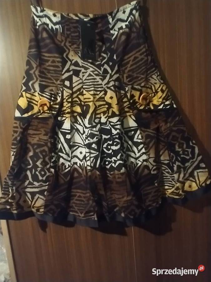 Spódniczka 36 długość 64 72 w pasie nowa dwie Inny wzór