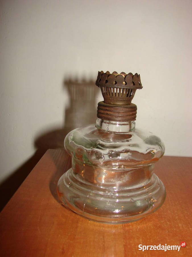 zbiornik lampy naftowej lustrzanej PRL Pruszcz Gdański