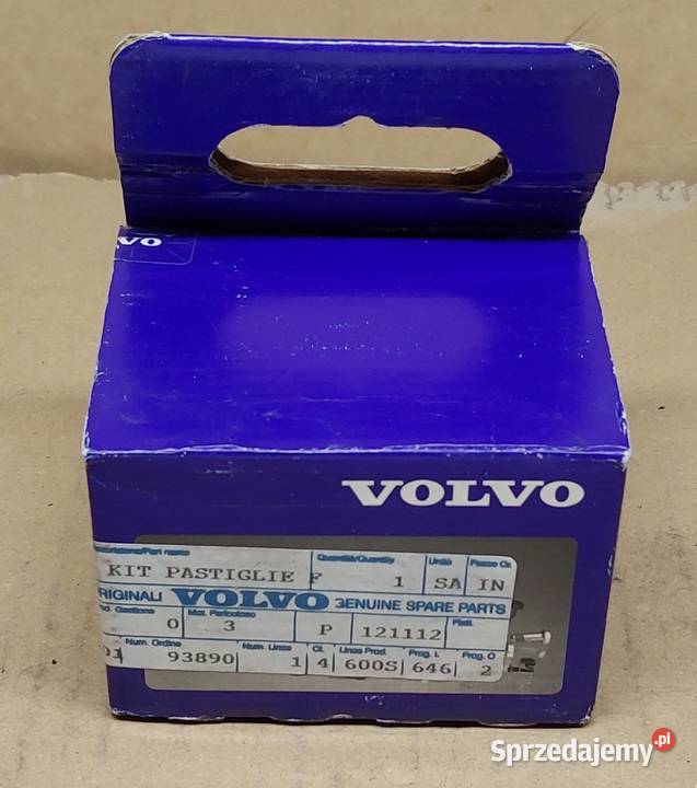 KLOCKI HAMULCOWE TYŁ VOLVO S40 V40 19962004 osobowe Mielęcin sprzedam
