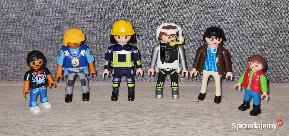 Figurki zestaw kolekcja Playmobil 6 sztuk Plastik  Łódź