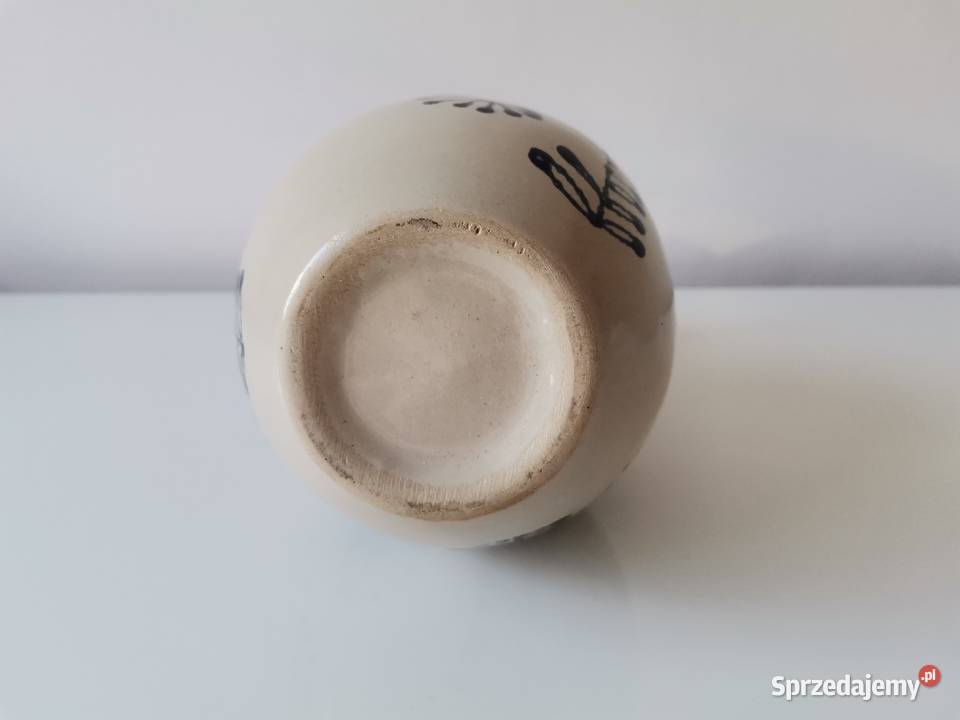 Stary wazon w kobaltowe kwiaty Katowice sprzedam