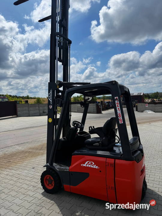 wózek widłowy elektryczny LINDE E1602 EVO łódzkie Działoszyn sprzedam