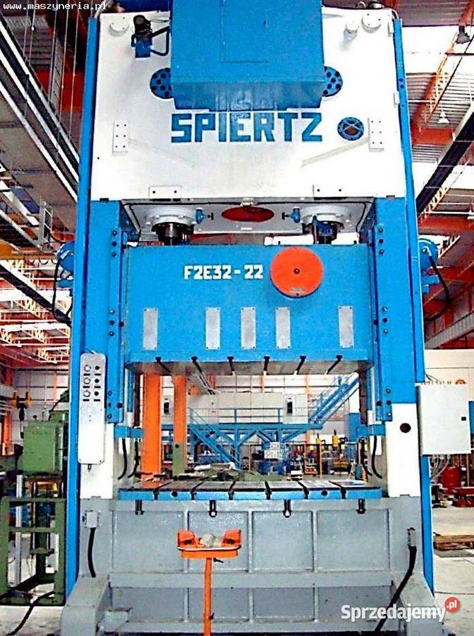 Prasa mechaniczna SPIERTZ F2E3222 320T Produkcja Jelenia Góra