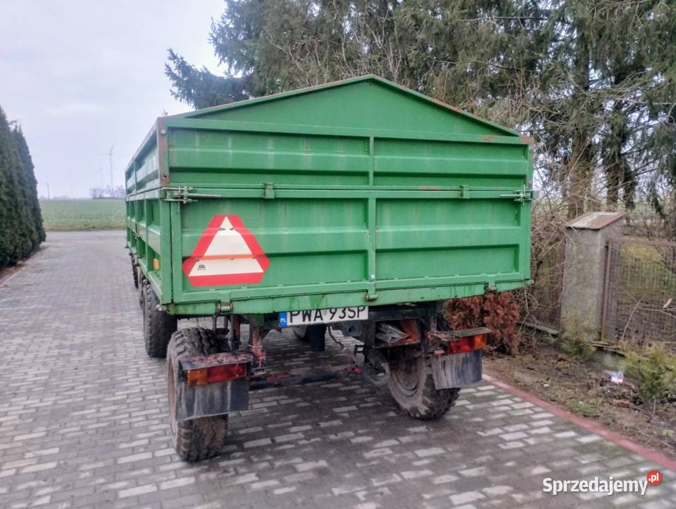 Przyczepa wywrotka D45 Sanoktransport nieuszkodzony Przyczepy rolnicze