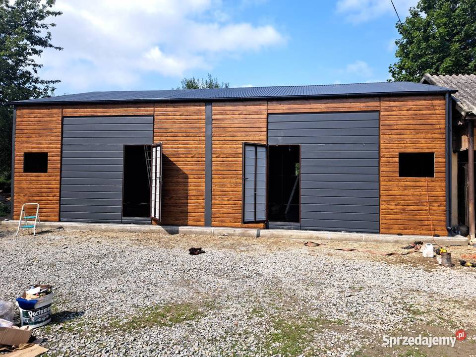 157 Garaż Blaszany OCYNKOWANY Garaże Blaszane 160m2